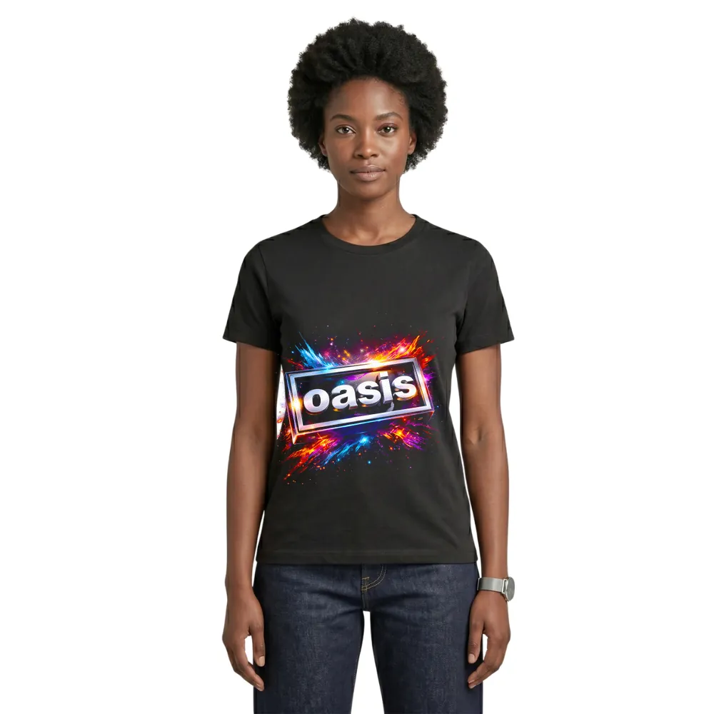 100081-babylook-preta CAMISETA OASIS - Imagem 1