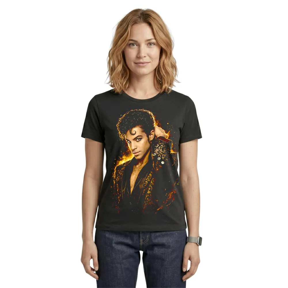 100260-babylook-preta CAMISETA PRINCE - Imagem 1