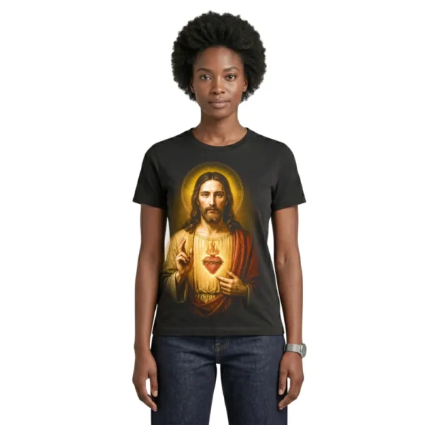 CAMISETA SAGRADO CORAÇÃO DE JESUS